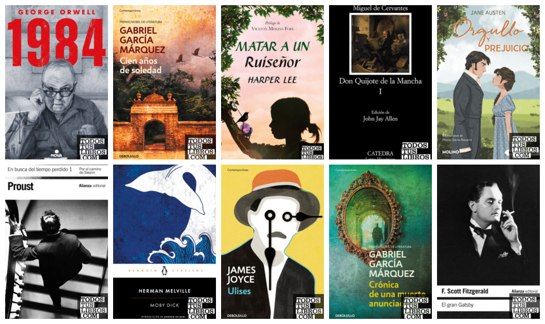 Los 10 libros que según la IA hay que leer una vez en la vida ...